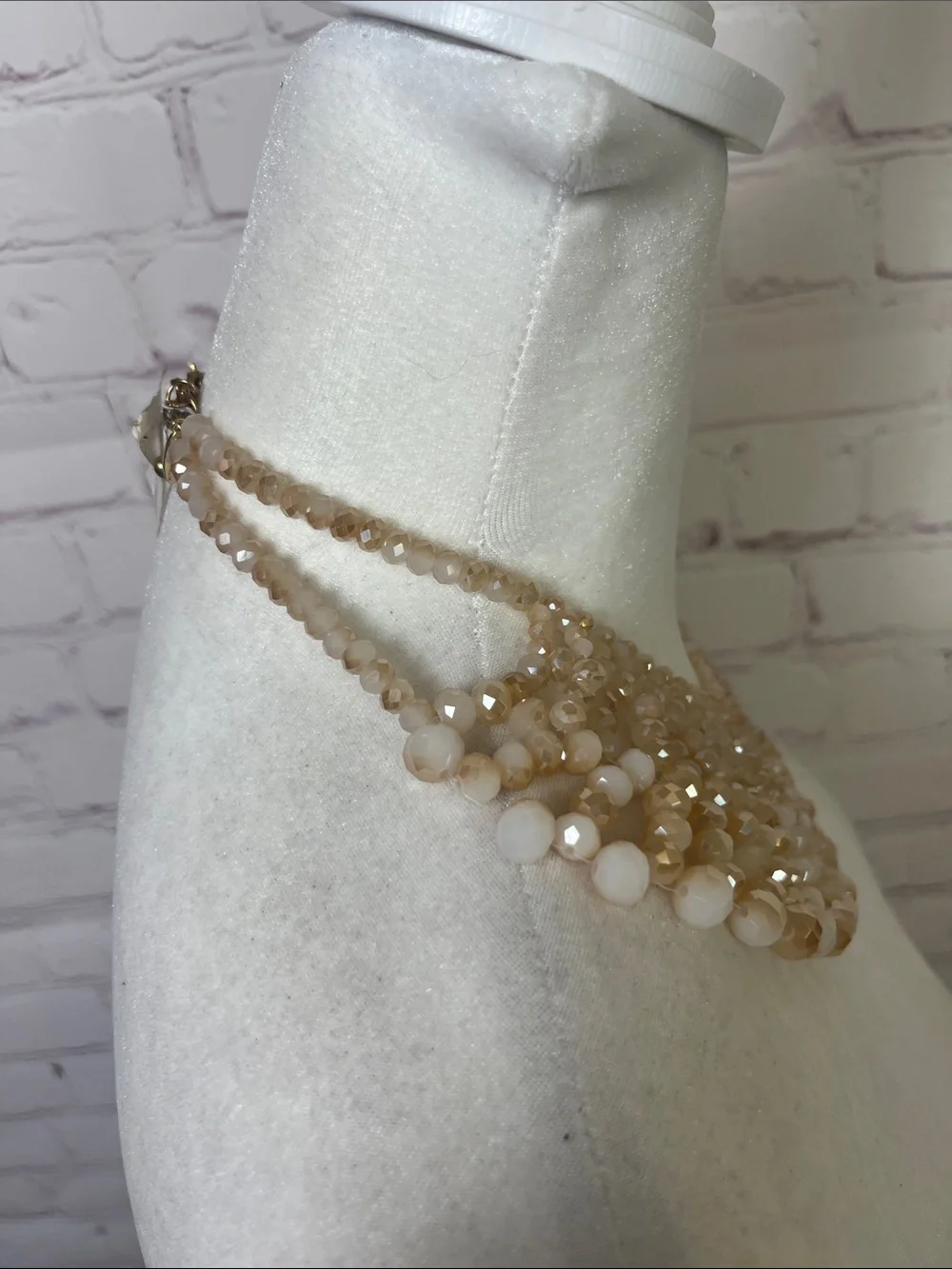 TWO Beaded Statement Necklaces